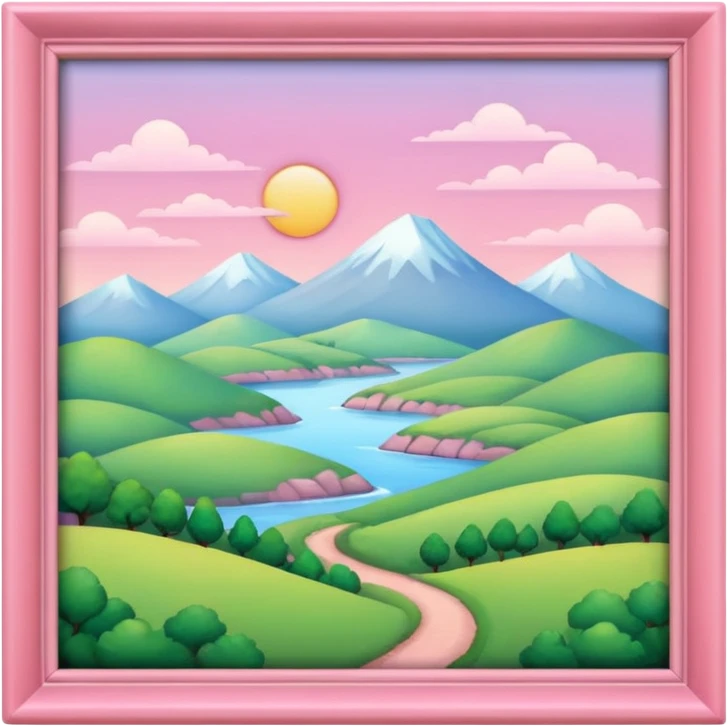 pink framed picture emoji