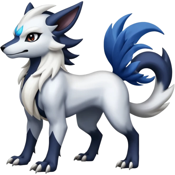 Koraidon-Absol-Lycanroc(midnight form)-Lugia-fusion  emoji