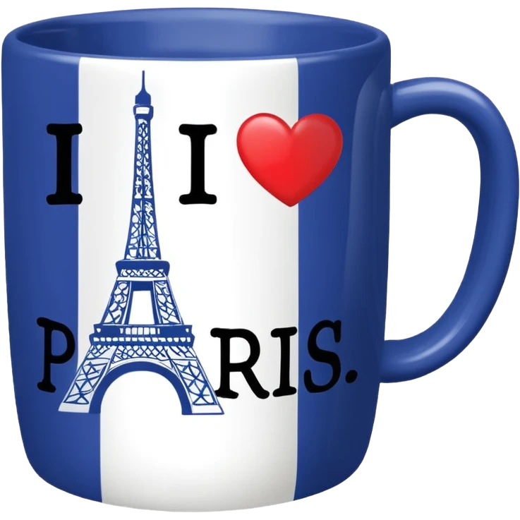 mug-cup-with-text-ı❤️paris- emoji