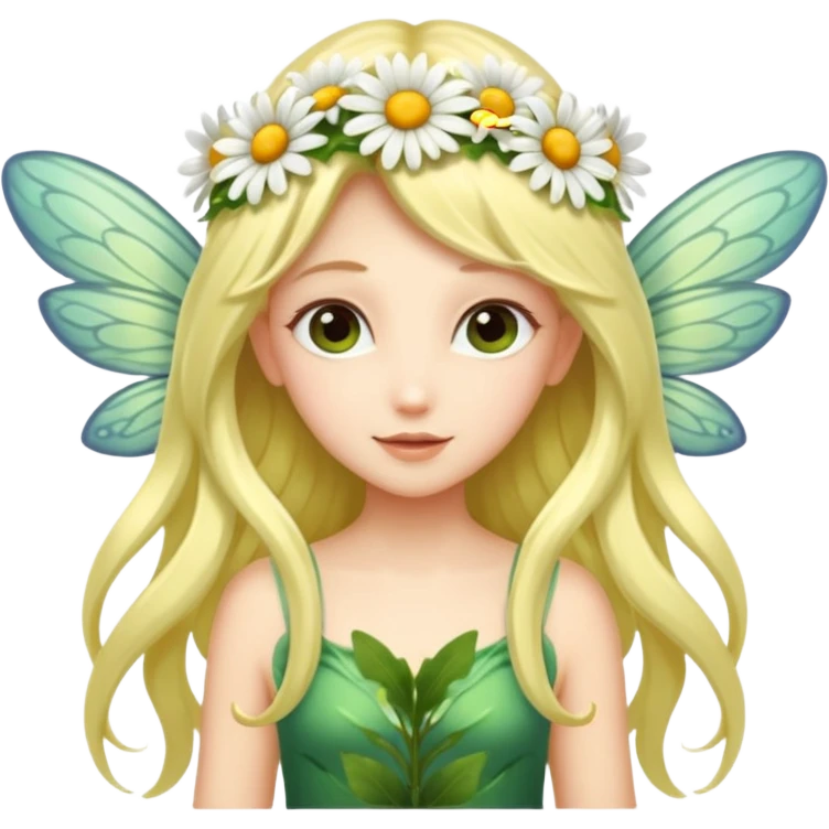 Daisy wings,Flower Fairy. emoji
