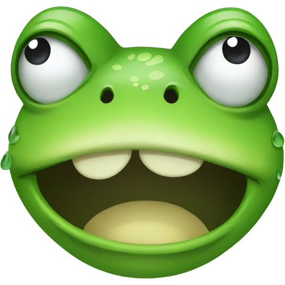 frog crying emoji