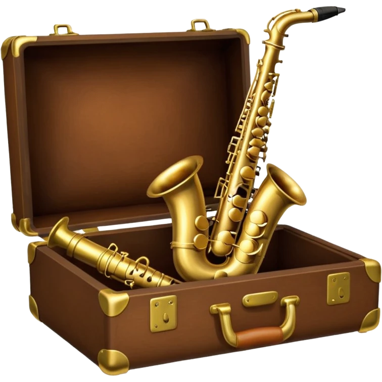 saxophone in a case emoji