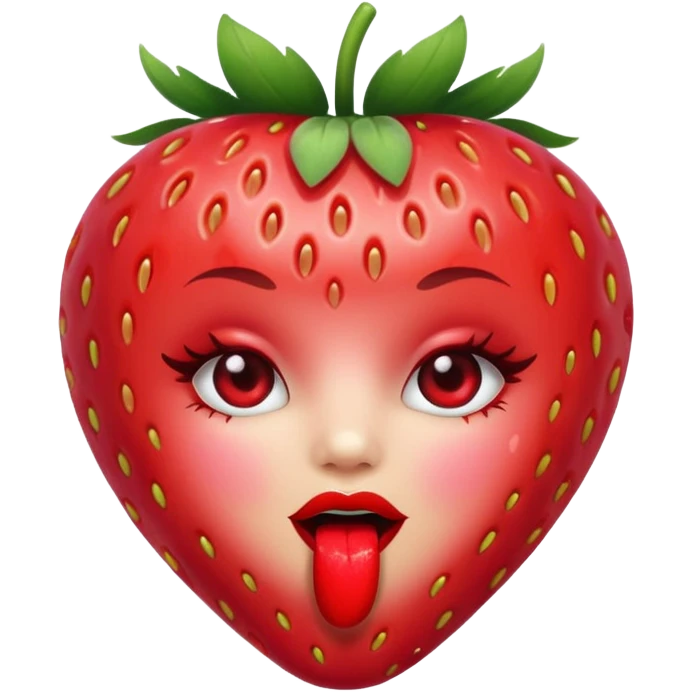 MORANGO MAQUIAGEM emoji