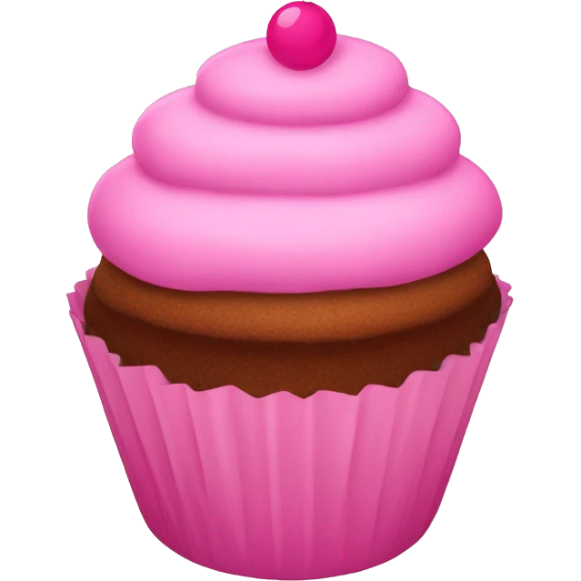 pink cupcake  emoji