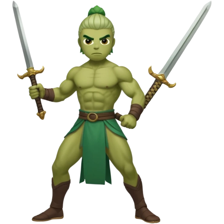 Use pepe as a foundation and turn it into Gan Ning emoji