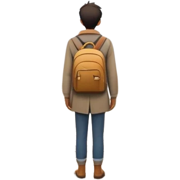 A person stands alone at the start of a long bridge, mist and rain around them. Behind them: a shattered heart fading into the fog. Ahead, the bridge stretches into a clearing sky. Though stormy, there’s light at the far end. The figure holds no baggage— emoji