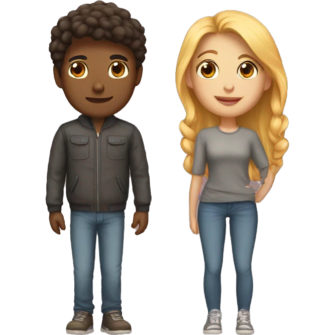 Long distance relationship couple  emoji