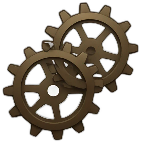 two gears emoji