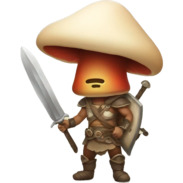 Mushroom warrior emoji