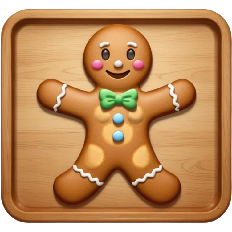 Gingerbread on the Tray emoji