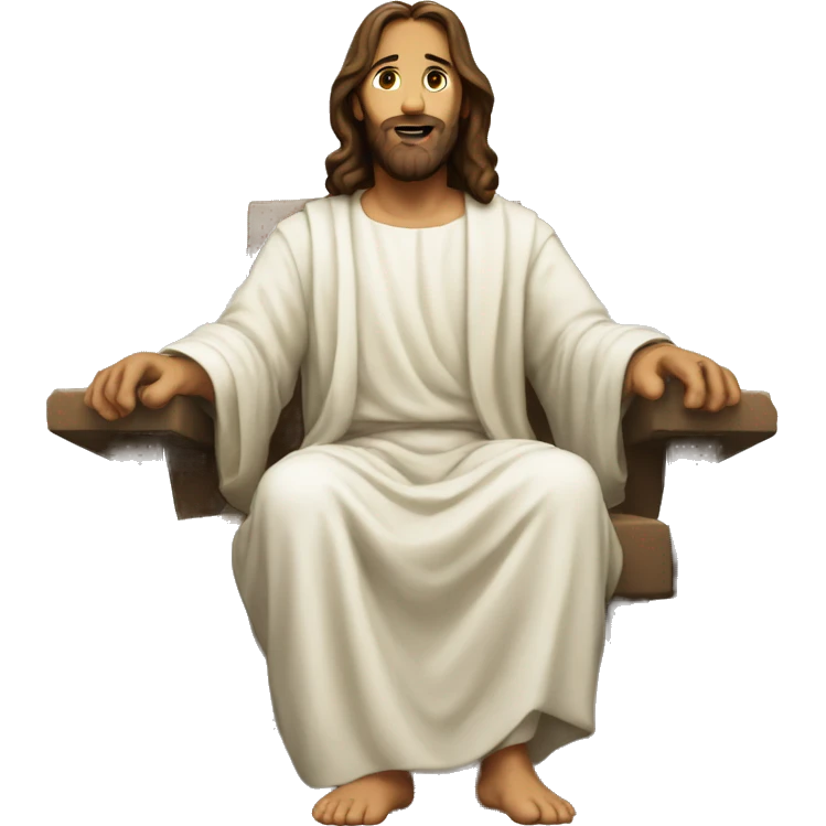 sit down jesus emoji