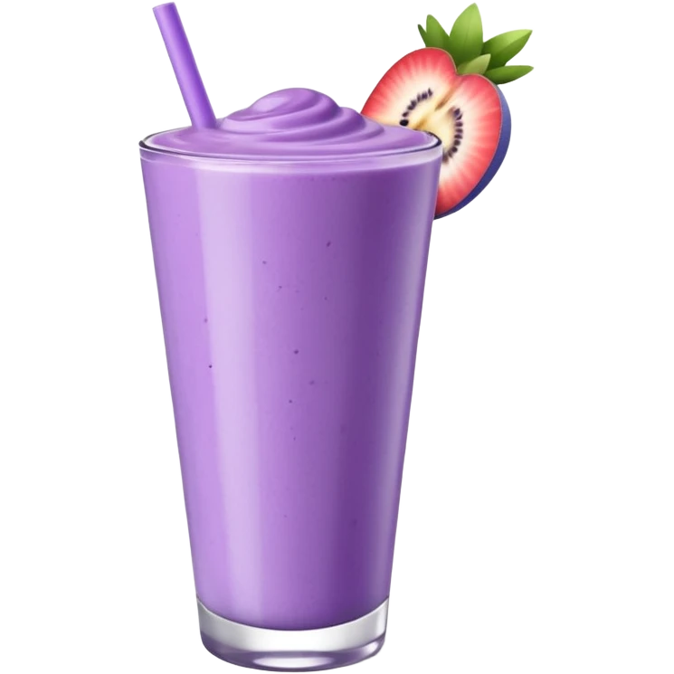 Bol de smoothie violet pastel et blanc emoji