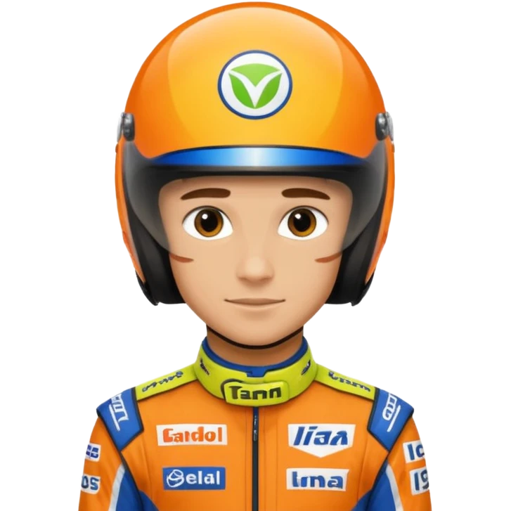 Lando Norris Race Driver emoji