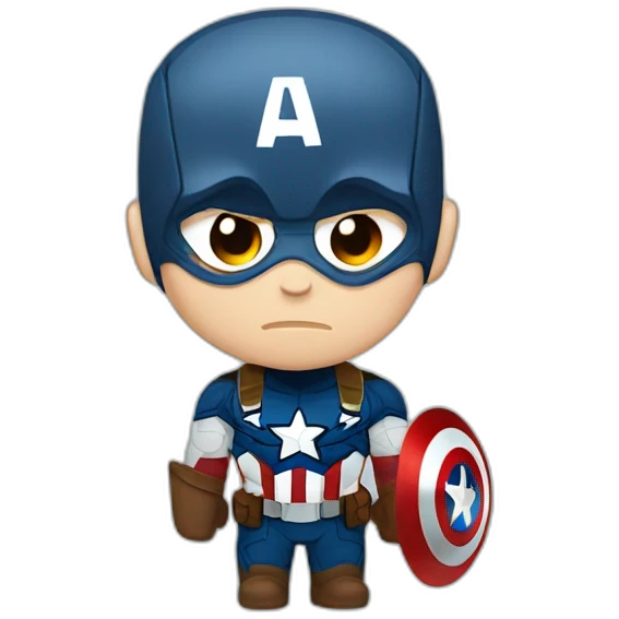 Captain america sleepy emoji