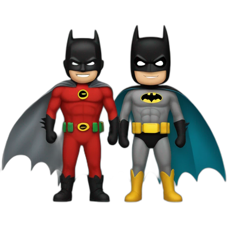 Batman and robin emoji