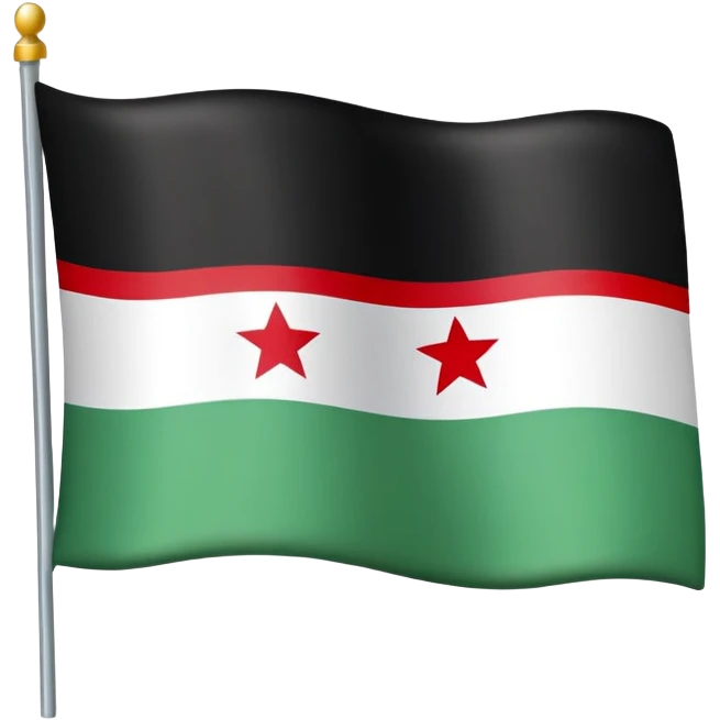 New syrian flag emoji