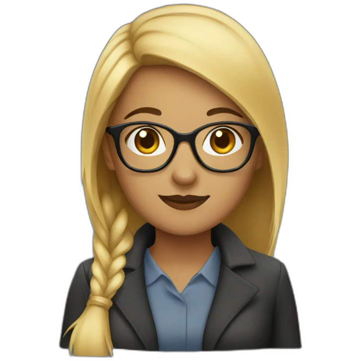 Women with glasses emoji