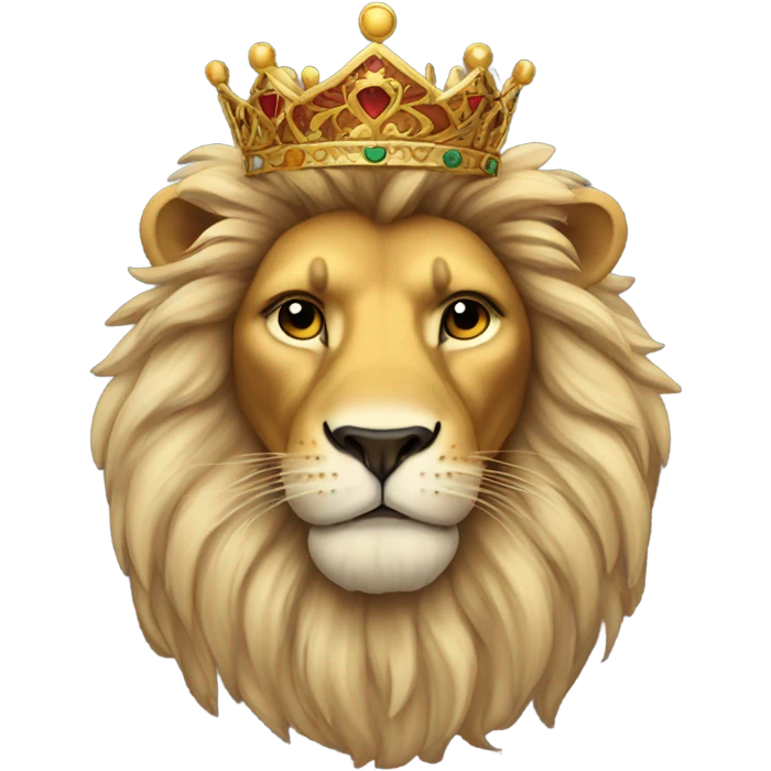 Lion with crown  emoji