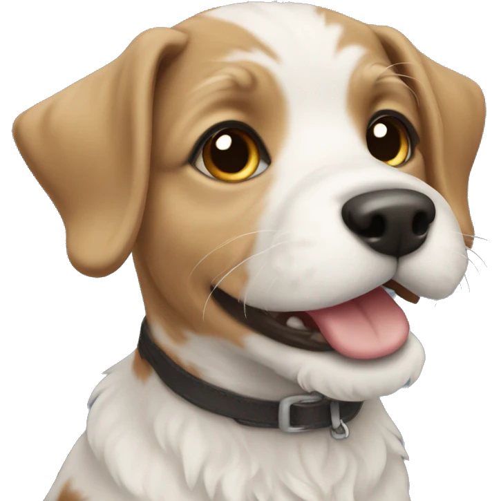 puppy terrier mixed emoji
