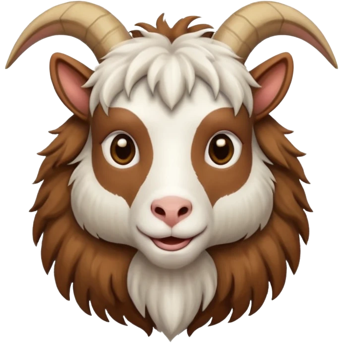 goat with long hairs emoji