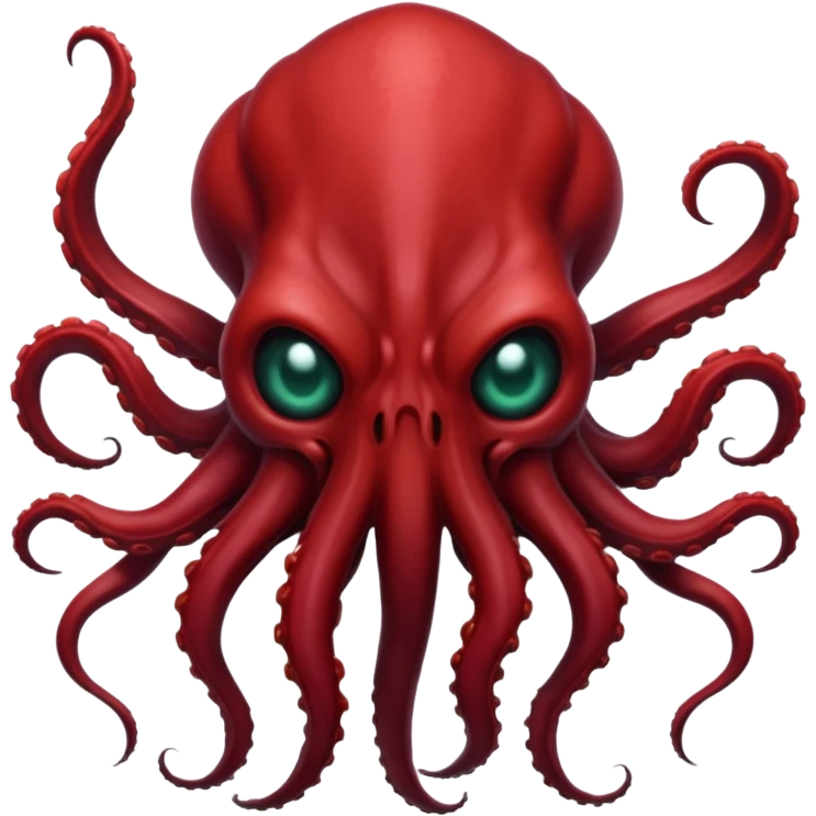 DarkRed The Mind Flayer without face emoji