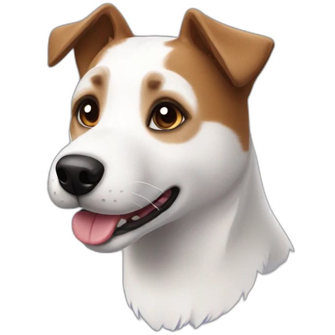husky Jack Russell terrier emoji
