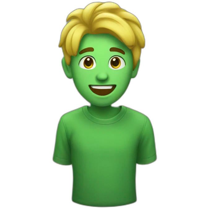 !! En vert  emoji