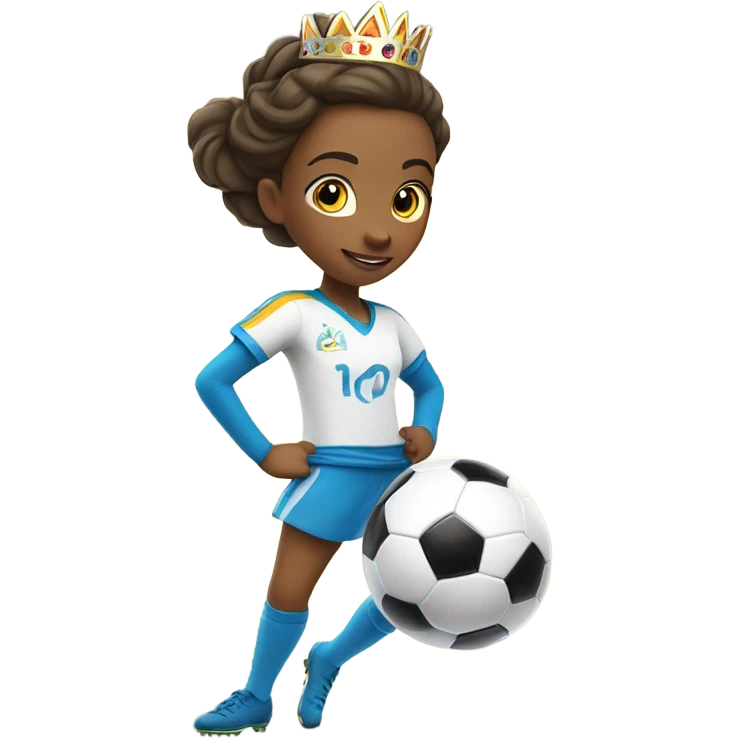Princess soccer  emoji