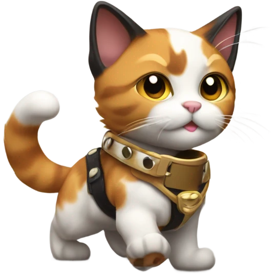 Calico wrestling champion  emoji