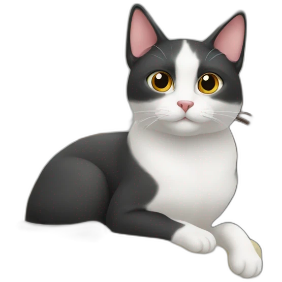 Cat in house emoji