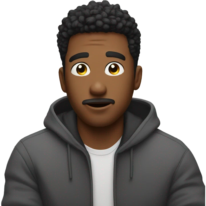 guy watching tiktoks emoji