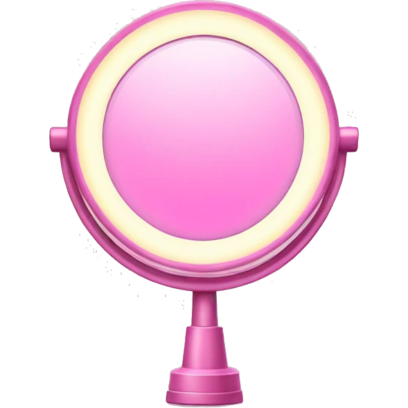 Pink stage light mirror  emoji
