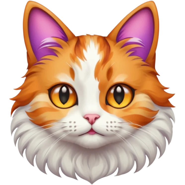Gato con ojos de estrellas emoji