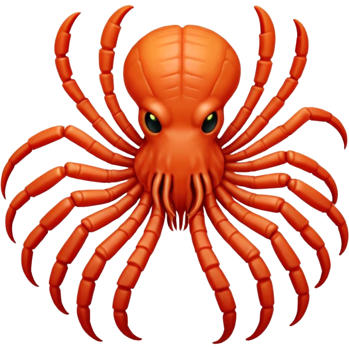 red Baby Facehugger emoji