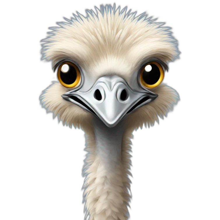 Ostrich emoji