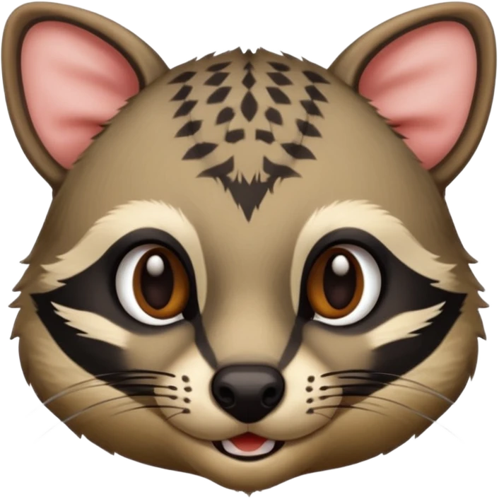 yummy face on civet emoji