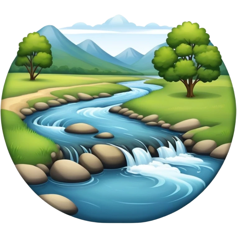 Small river emoji