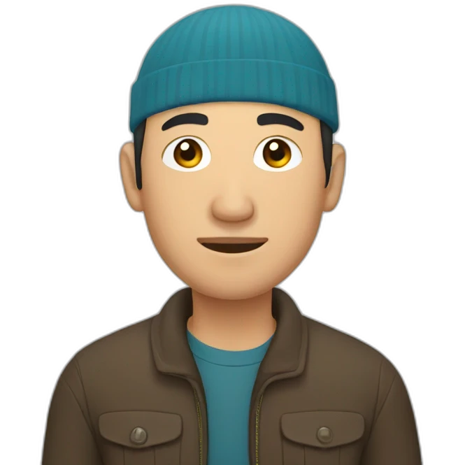 Kazakh man emoji