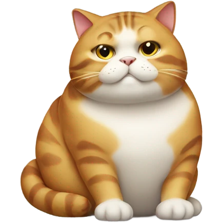 Fat cat emoji