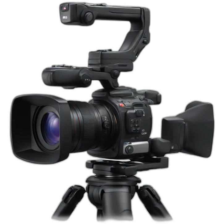 Camera filmado com gimbal emoji