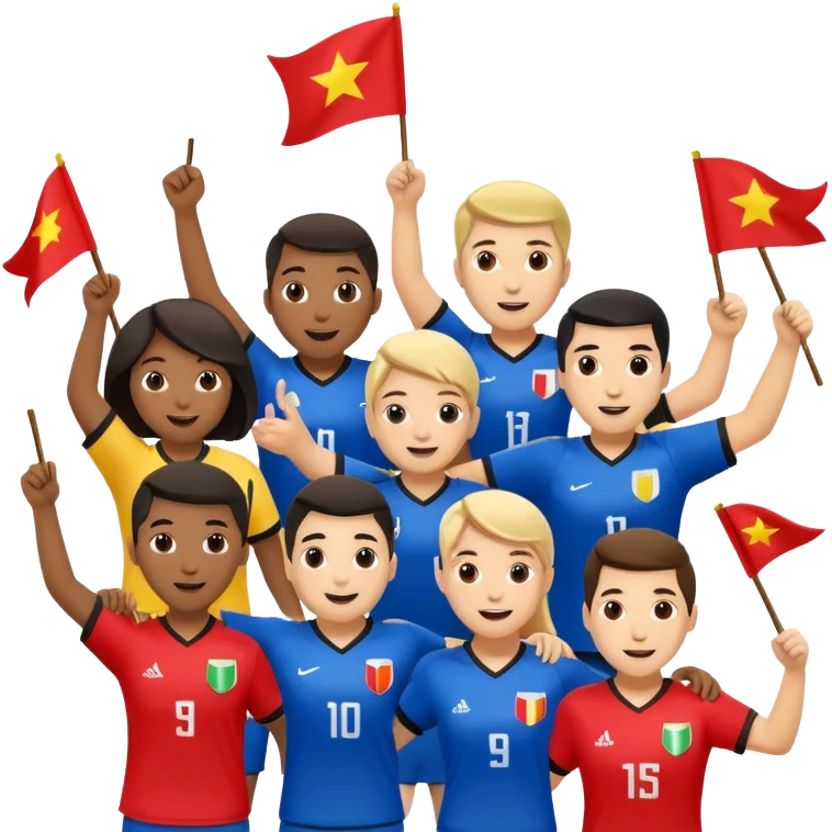 soccer fans emoji