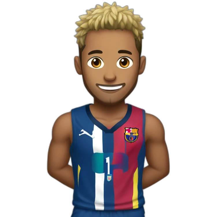Neymar with a crop top  emoji