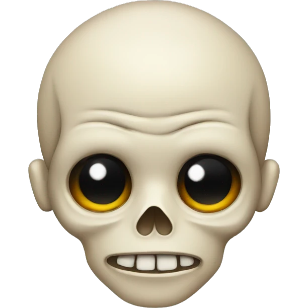 skull with raised eyebrow emoji