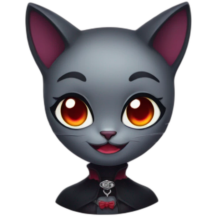 vampire cat girl emoji