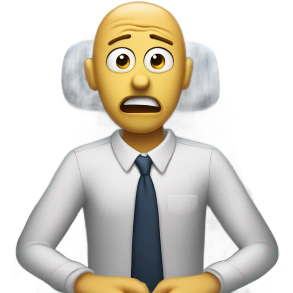 Edward munch the scream style on An airplane emoji
