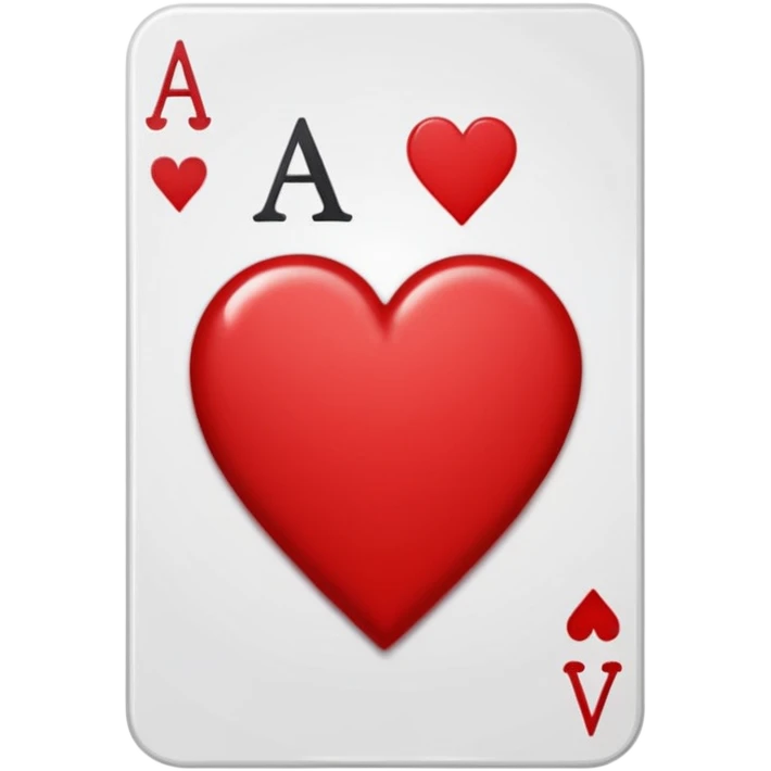 Ace of Hearts emoji