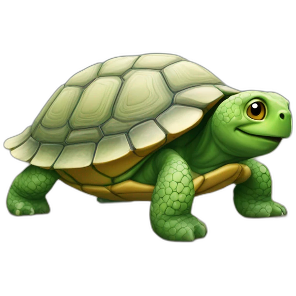 Chat sur tortue emoji