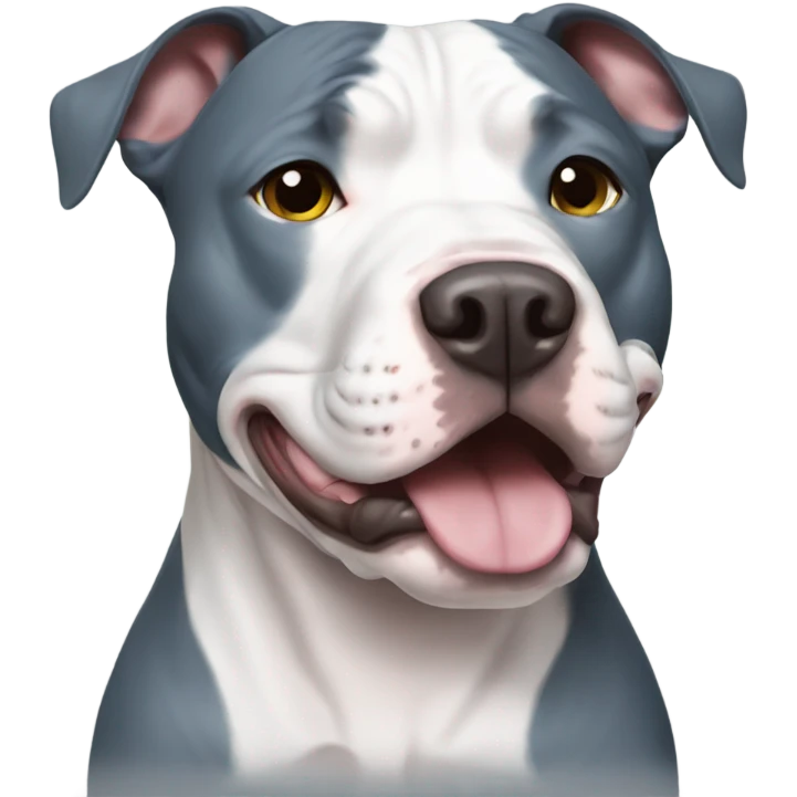 Blue nosed pitbull emoji