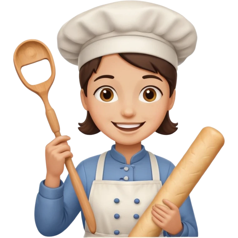 baker with rolling pin emoji