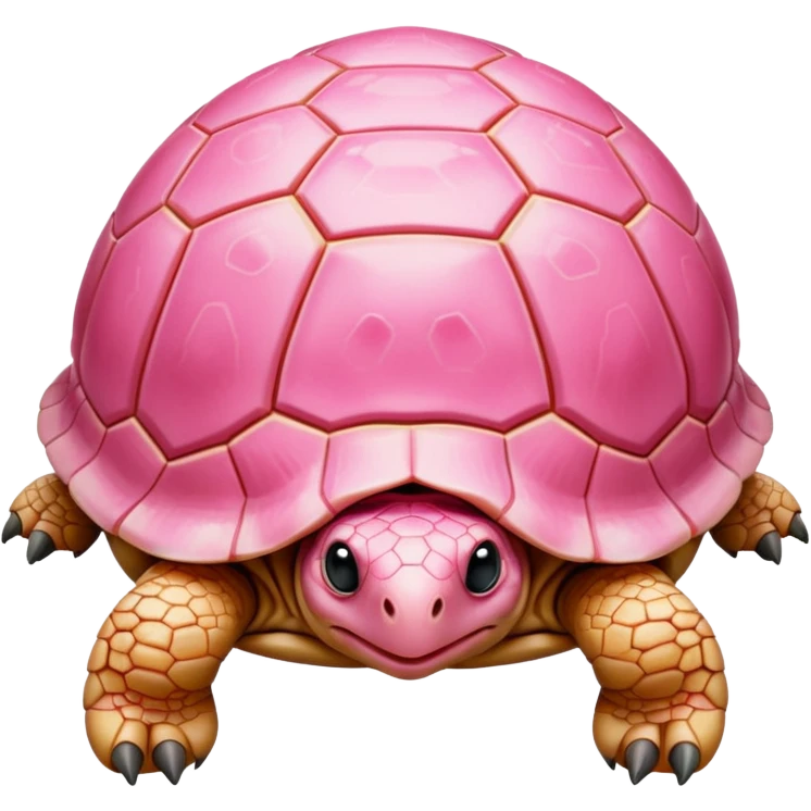 pastel pink tortoise  emoji
